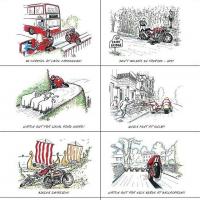 Cartoon Postcard Set 1 (8 Postcards)